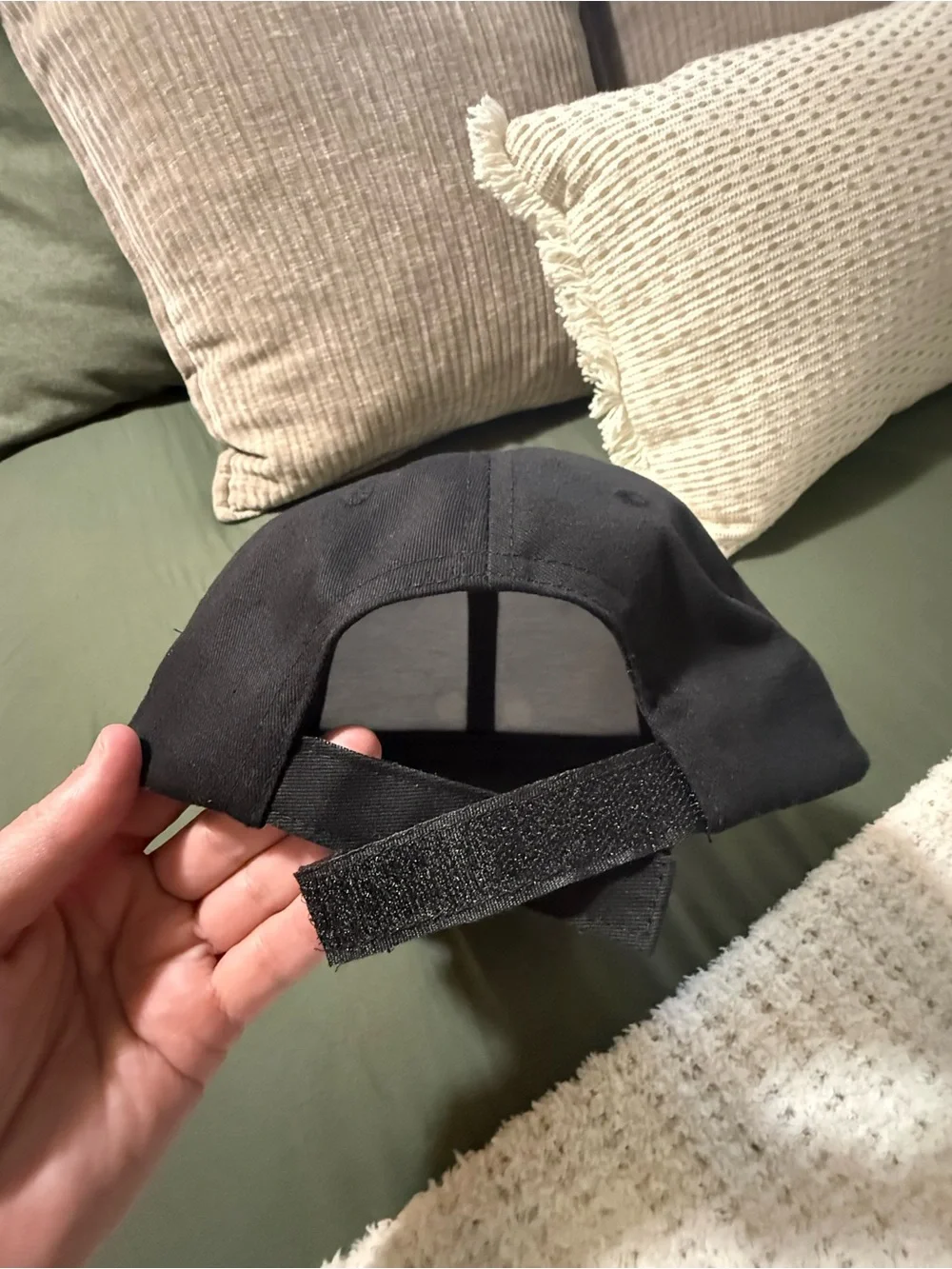 Alo Yoga Black Off-Duty Logo Baseball Cap